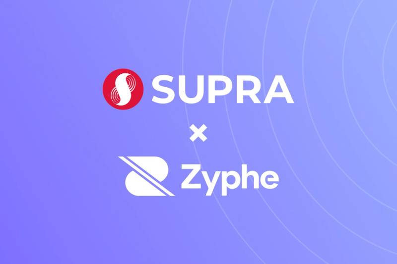 An illustration of the Supra logo with the Zyphe logo.