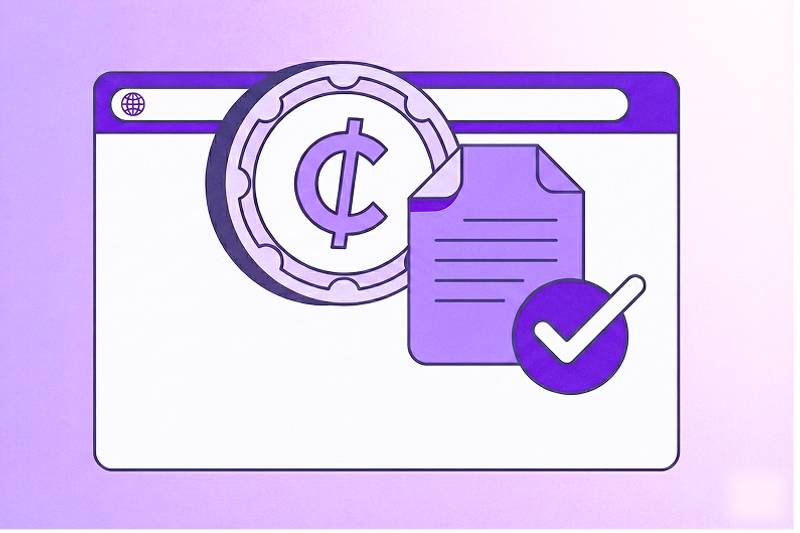 An illustration of a crypto transaction monitor.