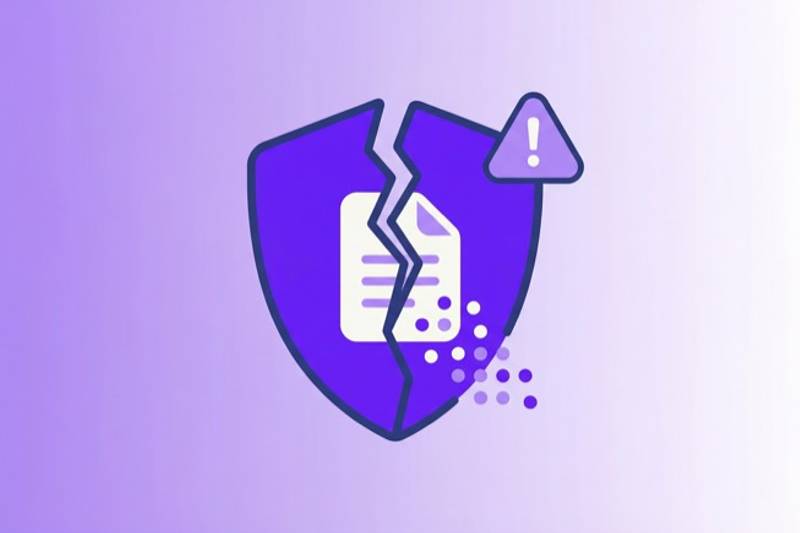 Identity breach epidemic 2026 — broken shield icon representing centralized PII storage risk