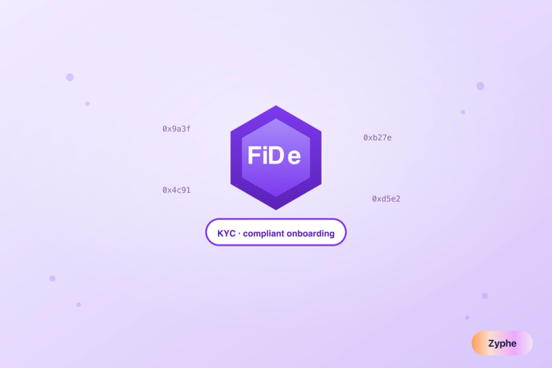 DeFi hex token with compliant KYC onboarding label and on-chain addresses