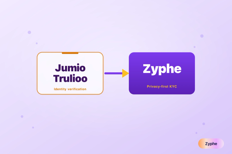 Jumio/Trulioo versus Zyphe, the privacy-first KYC and identity verification alternative