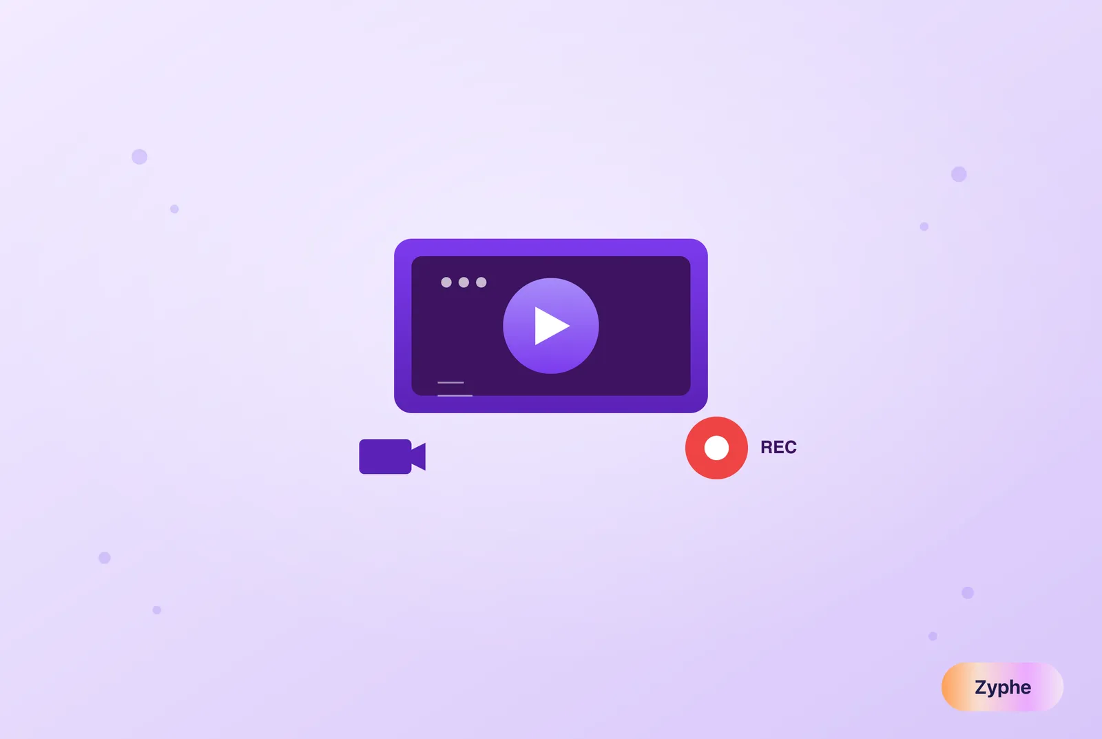 Verification screen recording live with red REC indicator and camera icon