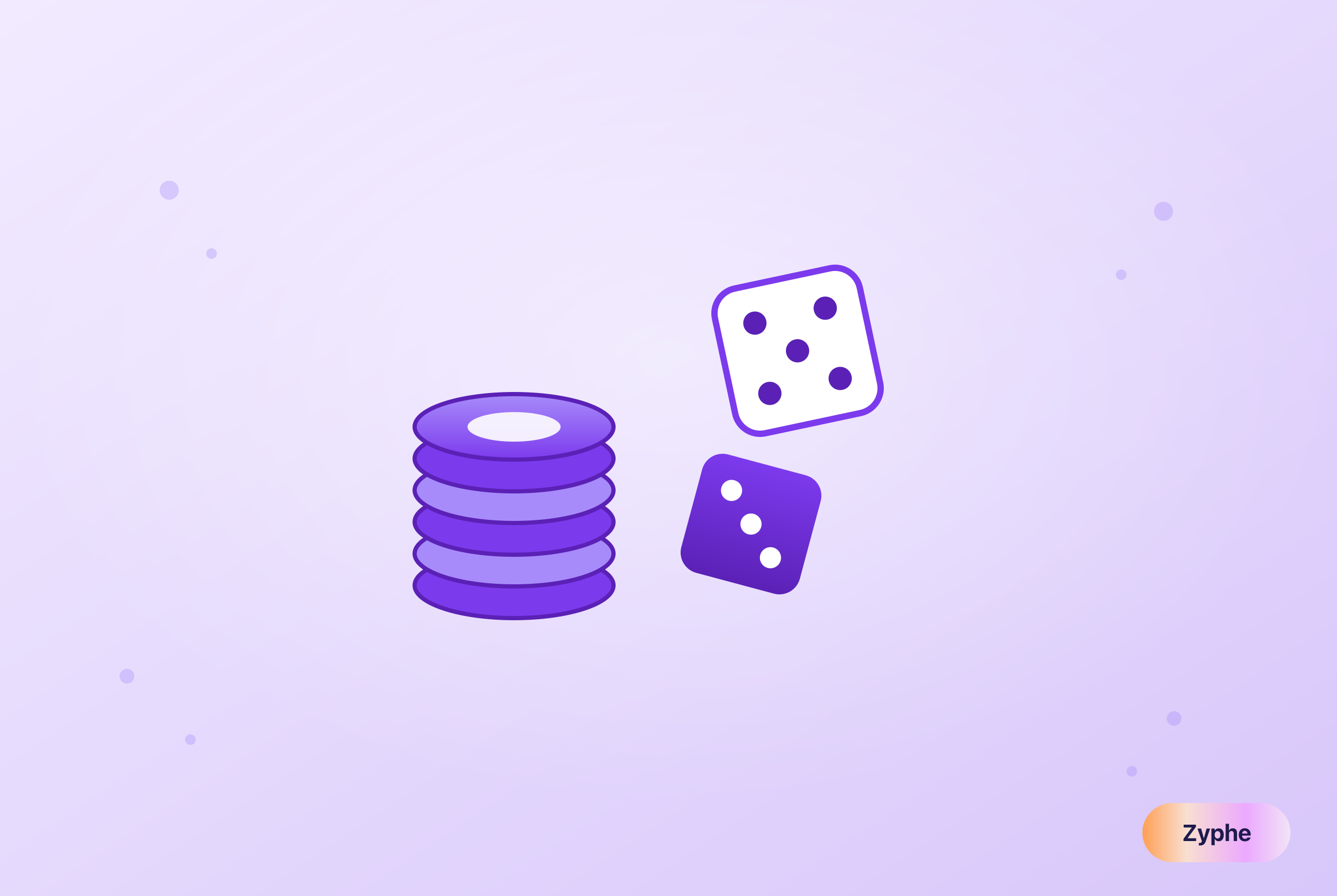 Stack of casino chips and dice representing player onboarding checks at online casinos