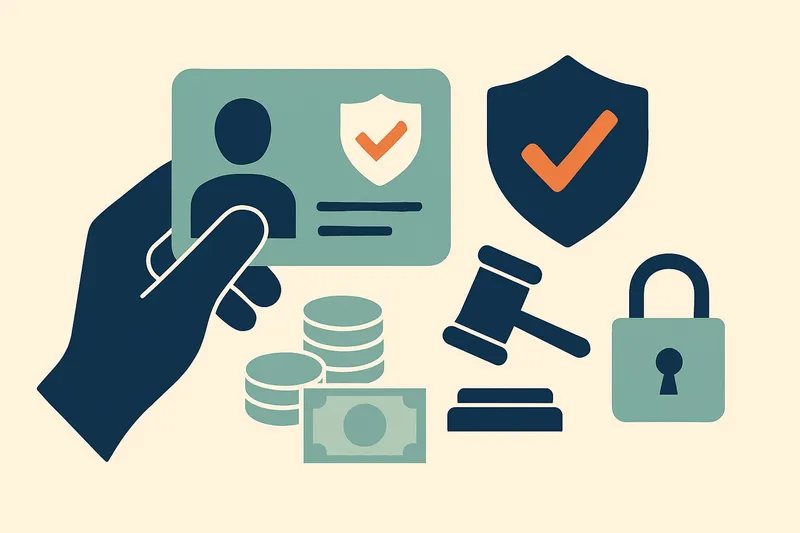Editorial illustration for the article "The DVS trust framework 1.0 reaches its earliest start date, and MLR reliance gets sharper edges".