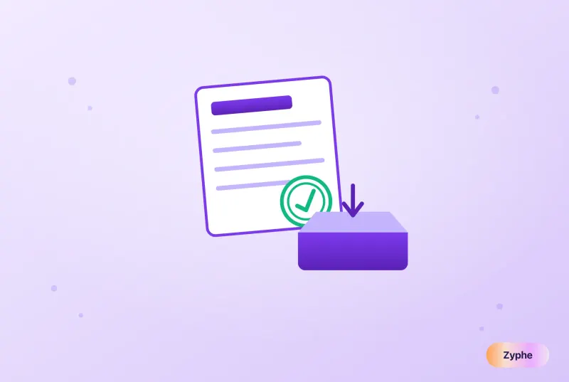 Beneficial ownership report with an approved seal being filed into a registry tray