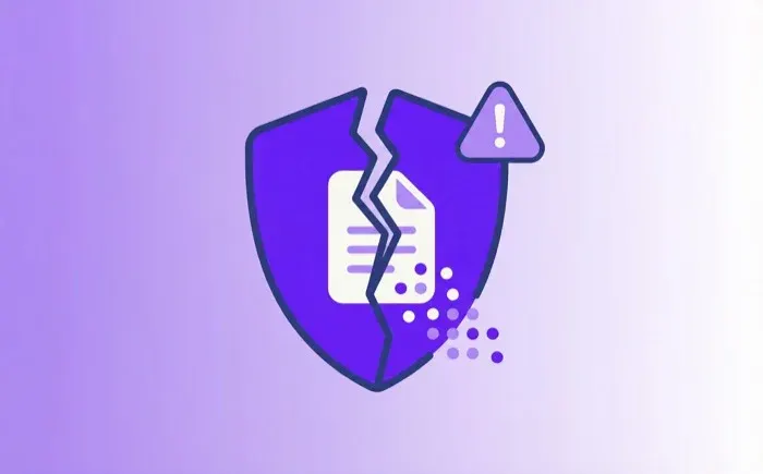 Identity breach epidemic 2026 — broken shield icon representing centralized PII storage risk