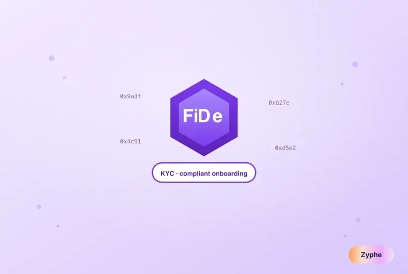 DeFi hex token with compliant KYC onboarding label and on-chain addresses