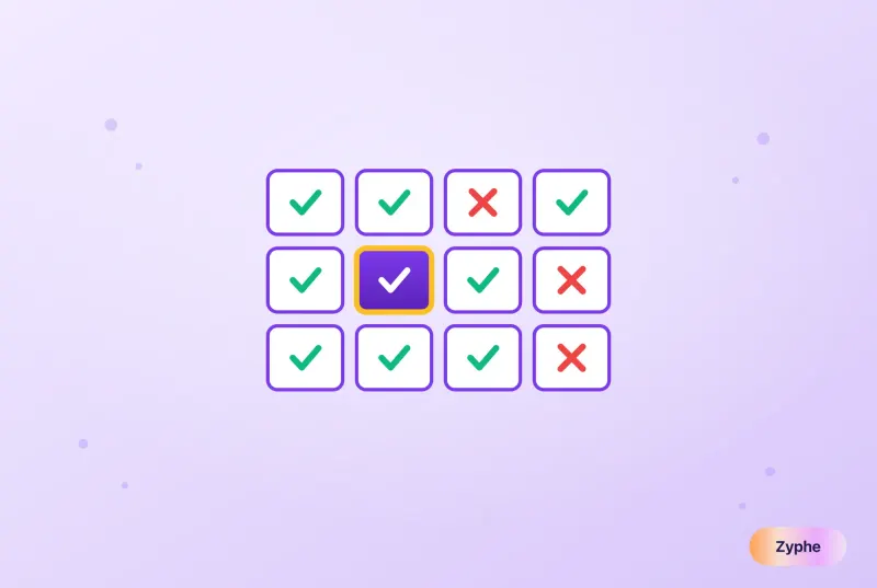 Grid of state tiles with different pass and fail verdicts representing multi-state US iGaming verification rules