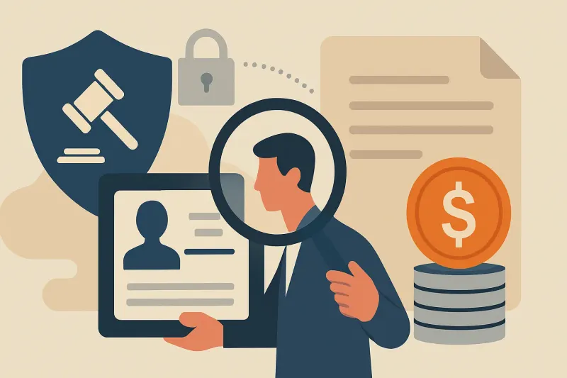 Editorial illustration for the article "Treasury's GENIUS Act rule would make exchanges vet foreign stablecoin issuers".