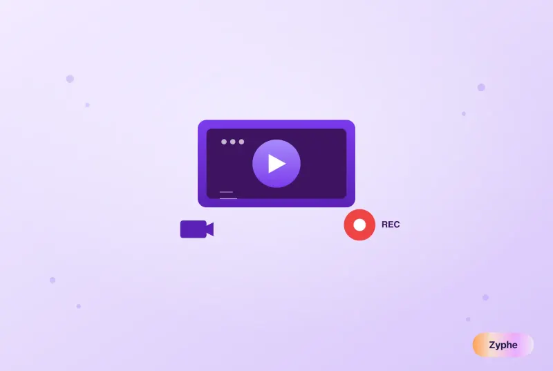 Verification screen recording live with red REC indicator and camera icon