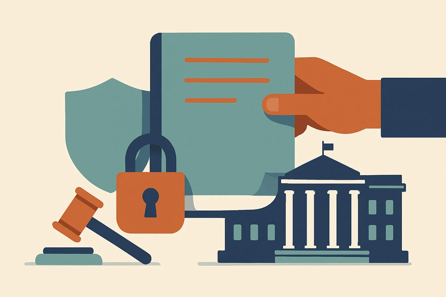 Editorial illustration for the article "FinCEN sends a customer due diligence rule proposal to the White House".