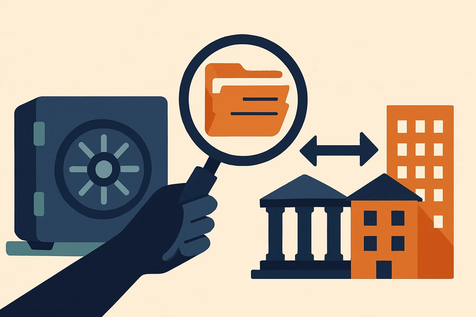 Editorial illustration for the article "The SEB AML penalty: NYDFS takes $33 million over Baltic KYC and monitoring gaps".